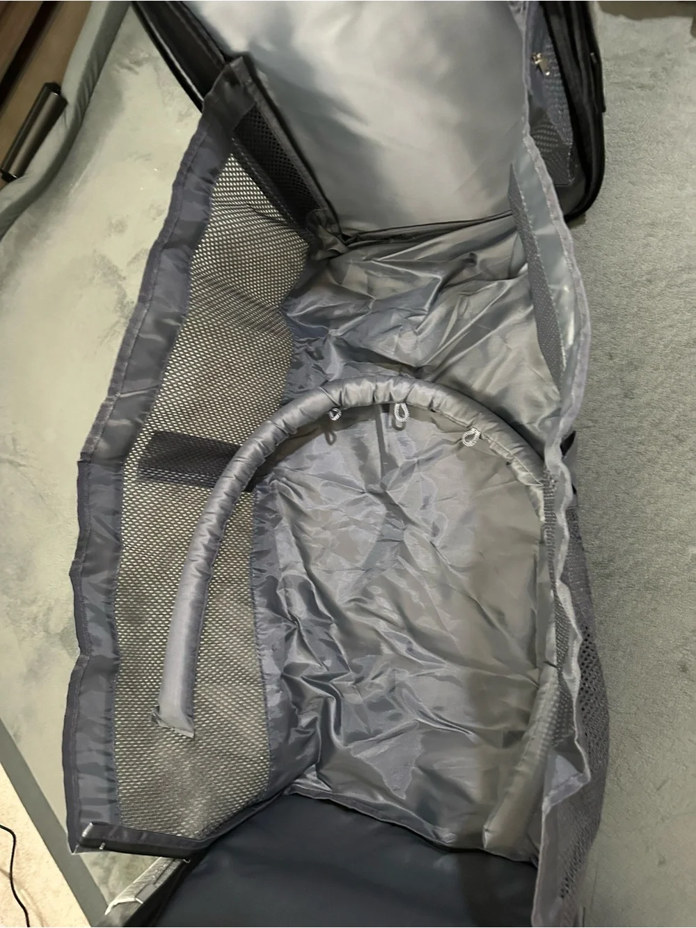 Sunshine Quilted Grey Diaper Backpack